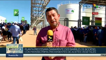 Bolivia inaugura su primera planta de biodiésel