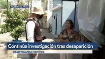 Yolanda platicó con una mujer desconocida antes de desaparecer