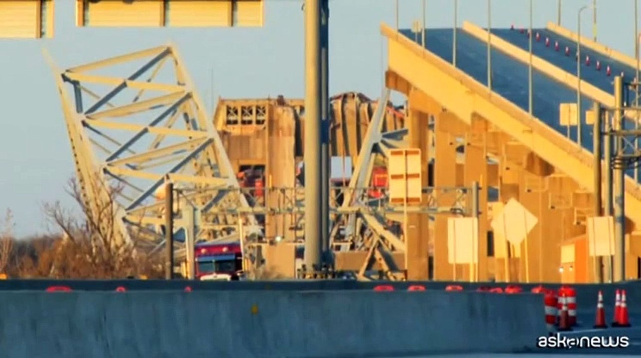 Nave contro un ponte a Baltimora, crollato il Francis Scott Key Bridge