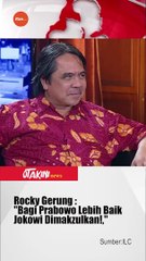 Benarkah Prabowo Ingin Jokowi diMakzulkan - Rocky Gerung I Breaking News OtakiniNews
