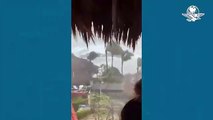 Captan la furia del huracán Agatha al impactar en costas de Oaxaca