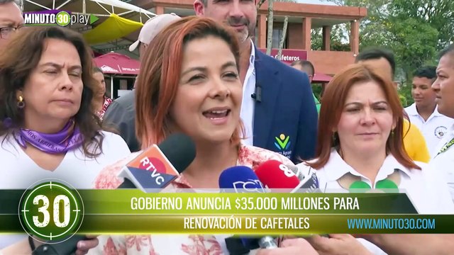 Gobierno anuncia 35000 millones para renovación de cafetales