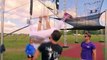 AGT: Extreme 2022- Exclusiva online: Terry Crews y Travis Pastrana prueban el trapecio