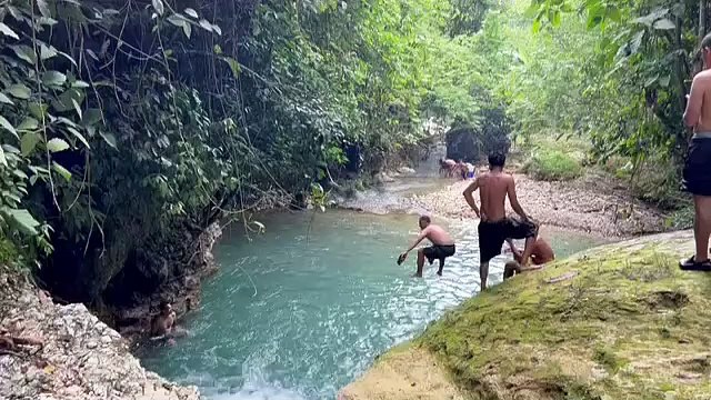 enjoying the beauty of nature