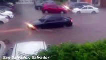 ¡Desastre en Centroamérica! Terrible inundación golpeó la capital de Salvador