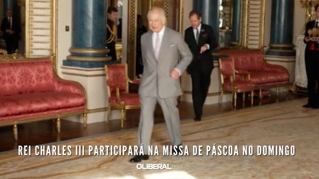 Rei Charles III participará na missa de Páscoa no domingo