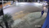 Câmera de monitoramento flagra colisão entre carro e bicicleta no centro de Cascavel