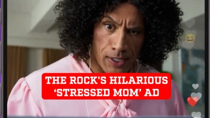 Dwayne 'The Rock' Johnson portrays a stressed remote-working mom in funny ad
