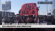 #JUSTICIAPARAHUGO: Así es el jardín donde asesinaron a Hugo