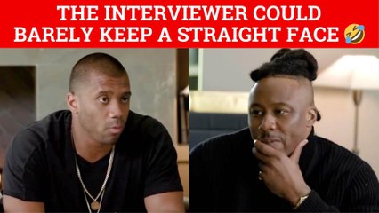 Russell Wilson's delusional Super Bowl prediction almost made the interviewer laugh