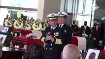 Semar rinde homenaje a marinos caídos en desplome de helicóptero, tras detención de Rafael  Caro Quintero