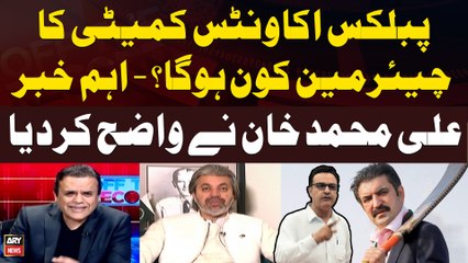 Who will be the Chairman of Public Accounts Committee? - Ali Muhammad Khan Told Everything