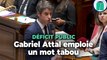 Gabriel Attal, cuisiné sur le déficit public à l’Assemblée nationale, laisse échapper le mot « rigueur »