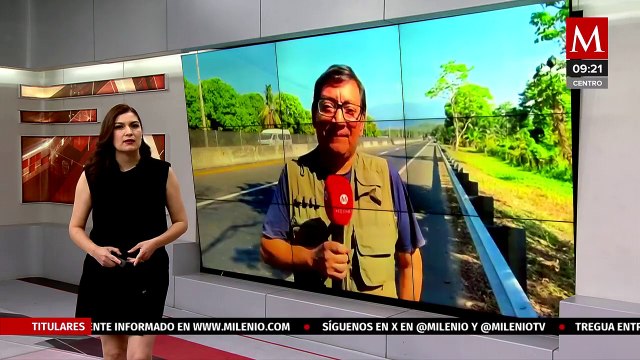 Continúa la caravana migrante en la costa de Chiapas, hacia el municipio de Huixtla