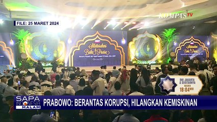Janji Prabowo untuk Berantas Korupsi dan Hilangkan Kemiskinan saat Memerintah