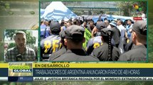 Trabajadores argentinos protestan contra despidos y cierres del Senasa