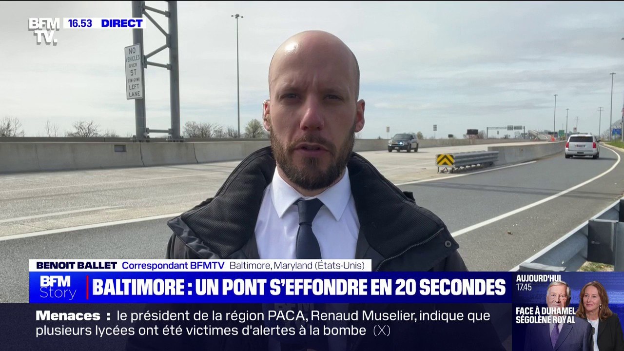 Baltimore: 6 personnes sont encore recherchées après l'effondrement d'un pont