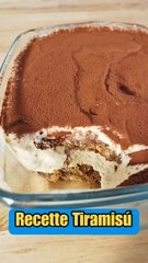 Recette de tiramisú  #recette #tiramisu