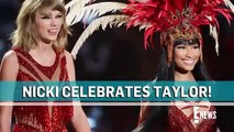 Nicki Minaj elogia a Taylor Swift tras los MTV VMAs de 2022