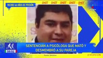 Psicóloga que mató y descuartizó a su esposo recibe 46 años de prisión