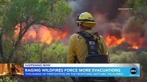 El calor récord y los incendios forestales obligan a realizar más evacuaciones en el Oeste
