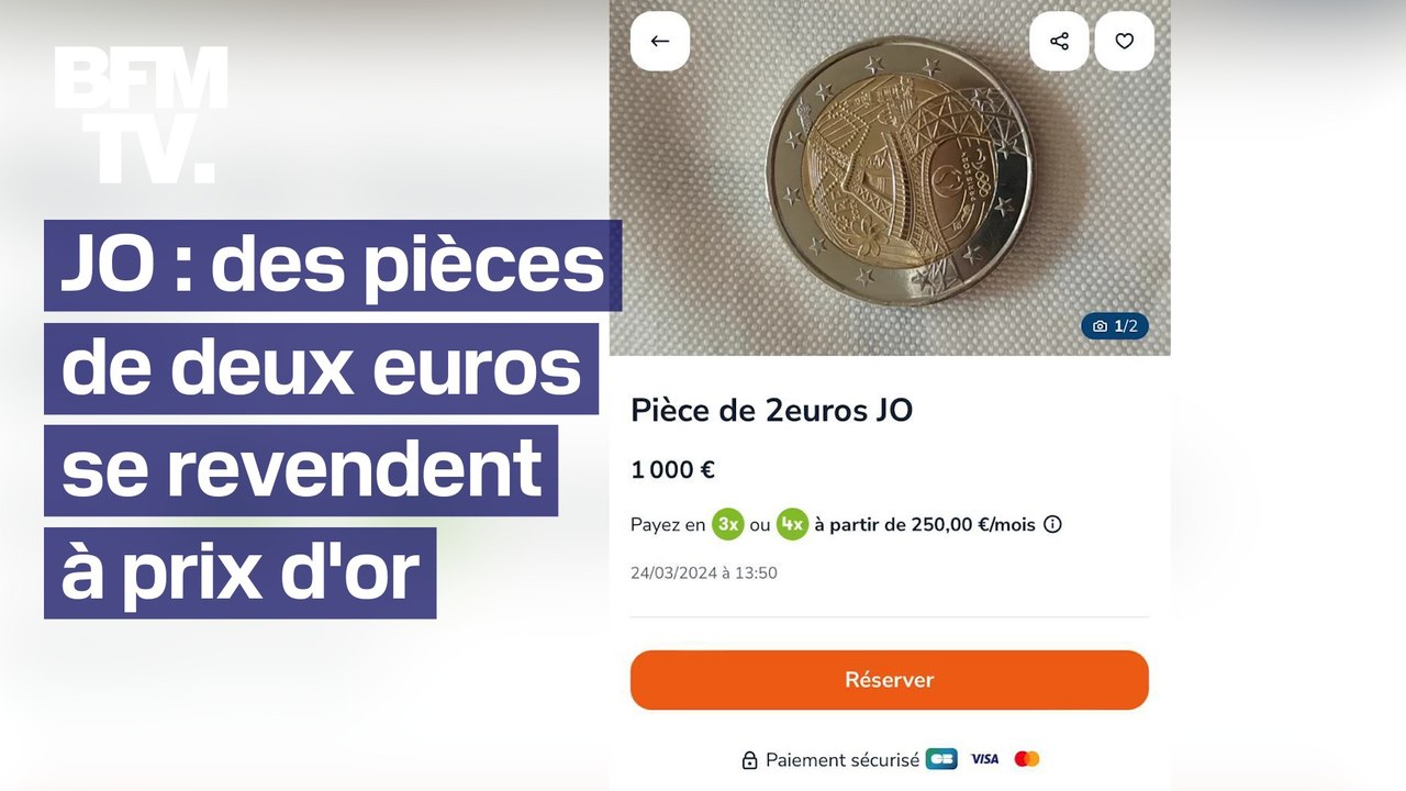 À peine distribuées aux élèves, des pièces commémoratives des Jeux olympiques se revendent en ligne