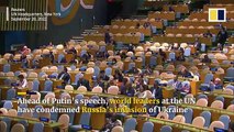 Putin ordena la primera movilización desde la Segunda Guerra Mundial mientras los líderes condenan en la ONU la invasión rusa de Ucrania