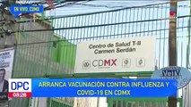 Arranca en la CDMX vacunación contra la influenza