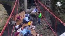 “Había más personas brincando”: hombre señalado del colapso de puente en Cuernavaca