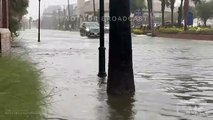 Inundaciones extremas, viento y barcos golpeados por las olas
