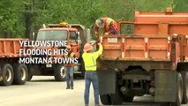 Las inundaciones de Yellowstone afectan a los pueblos cercanos de Montana