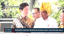 Presiden Jokowi Resmikan Rumah Sakit Anutapura Palu