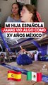 Mamá española enseña a su hija cómo son las fiestas de XV años en México; así reaccionó