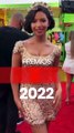 Ángela Aguilar en la alfombra roja de Premios Juventud 2022