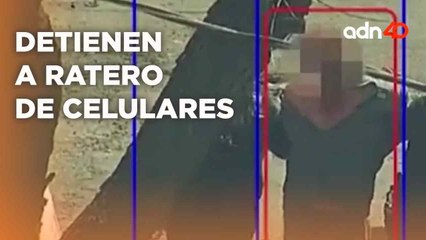 Sujeto armado roba celulares y trata de escapar, pero conoció a la justiciaI C40 en Ciudad Desnuda