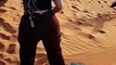 Sandboarding experience at Dubai desert safari