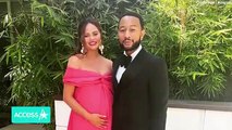 Los hijos de John Legend y Chrissy Teigen, Luna y Miles, visitan el plató de 'The Voice'