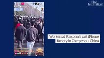 Estalla una protesta masiva en las instalaciones de Foxconn para el iPhone en Zhengzhou