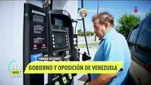 La oposición de Venezuela firmo en México un acuerdo que flexibiliza sanciones