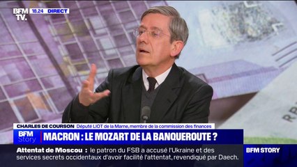 Déficit public: Charles de Courson (LIOT) dénonce "l'irresponsabilité généralisée" de la "dépense à tout-va"