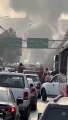 En Baja California, los bloqueos y quema de unidades de transporte público se registran simultáneamente en Ensenada, Mexicali y Tijuana.