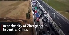 Choque mortal de más de 200 vehículos en Chinas