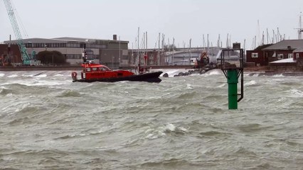 Storm in Southsea/ Old Portsmouth on Thursday 28th March 2024