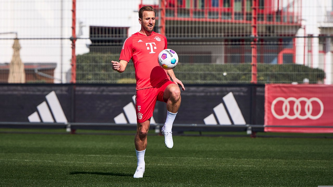 Kane trains ahead of Der Klassiker