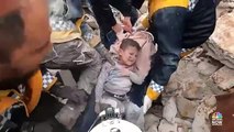 #VIDEO: Niños sirios sacados de los escombros por los equipos de rescate tras el terremoto
