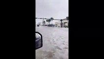 Marejada ciclónica del huracán Ian en Naples, Florida