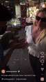 Britney Spears jugando con un monito en Playa del Carmen
