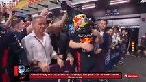 Checo Pérez ignora a un furioso Jos Verstappen tras ganar el GP de Arabia Saudita Max se enoja