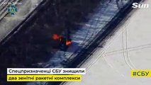 #VIDEO; Fuerzas especiales ucranianas destruyen sistemas de defensa antiaérea rusos con drones kamikaze