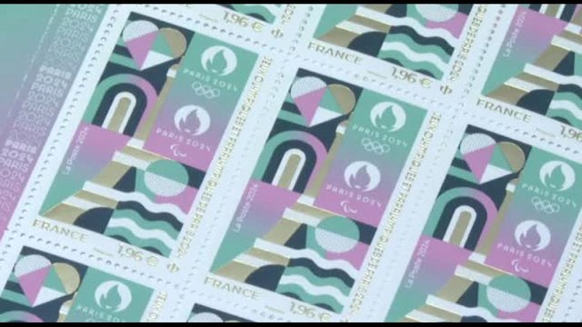 Presentato il francobollo ufficiale dei Giochi Olimpici di Parigi